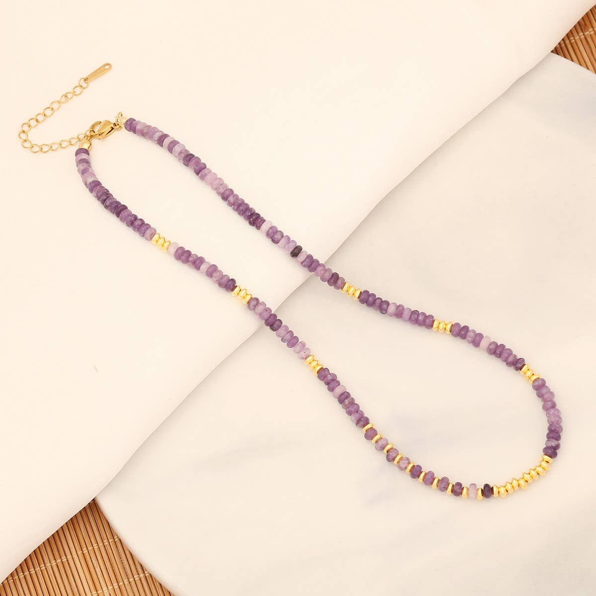 FASHION HANDMADE 18K NATURAL GEMSTONE NECKLACE_CWAJE0631