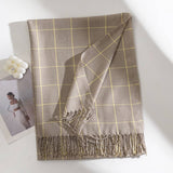 Women Autumn And Winter Plaid Scarf_Cwasc0995