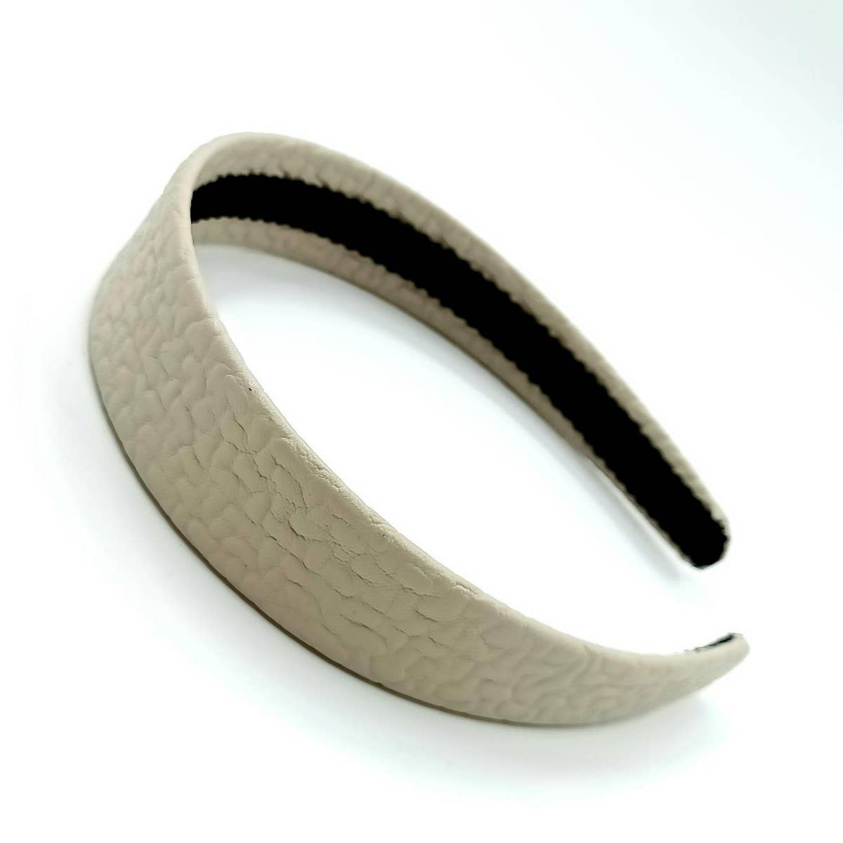 SIMPLE CHIC 3CM PU BUBBLE PATTERN HAIRBAND_CWAHA6329