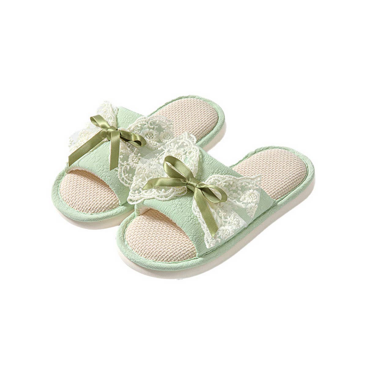 2024 NEW LACE BOW LINEN SLIPPERS_CWSHS0845