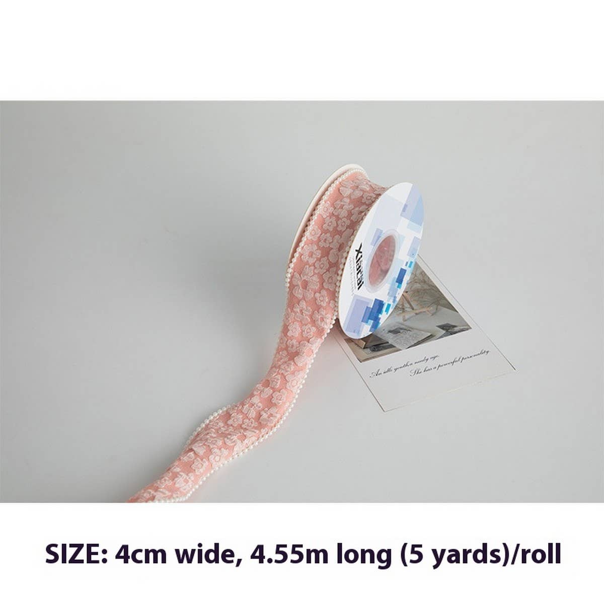 DIY FLORAL RIBBON WITH THREE DIMENSIONAL PATTERN_CWMM5762