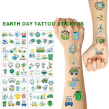 EARTH DAY GREEN PLANT FACE TATTOOS WATERPROOF_CWMM8252 MATE
