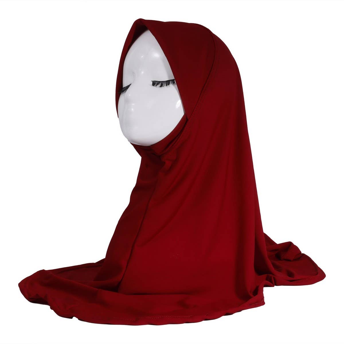 SOLID COLOR LOOSE PULLOVER ETHNIC HEADSCARF_CWASC2423