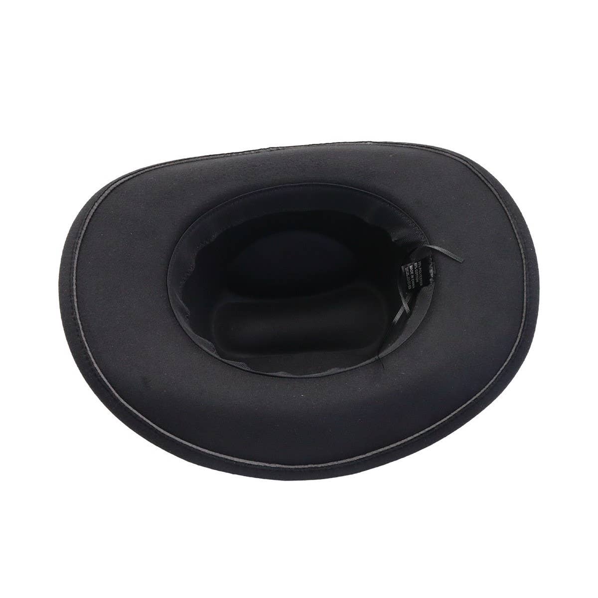 MEN WOMEN ETHNIC WOOL COWBOY FEDORA JAZZ HAT_CWAH04459