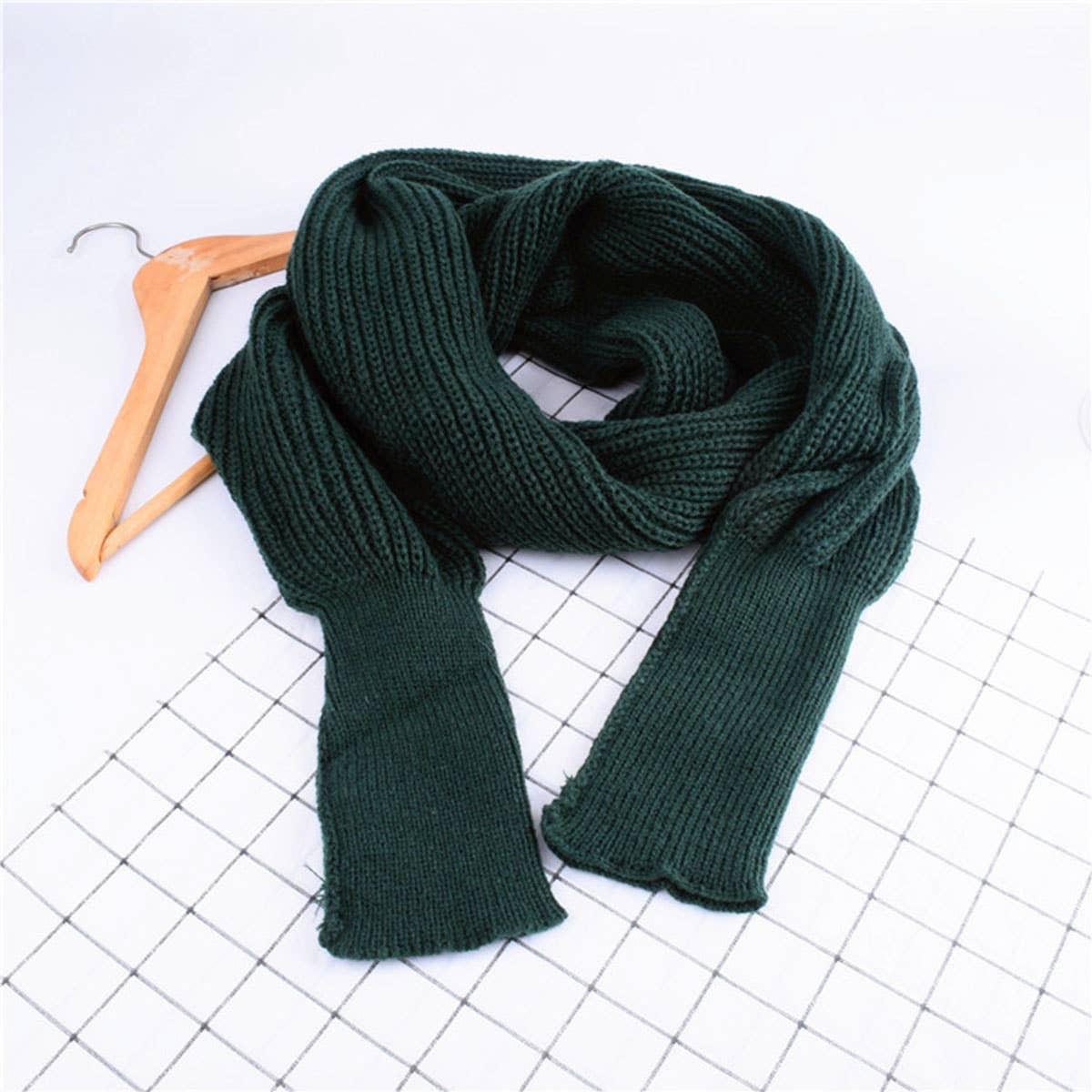 KNITTED SLEEVE SCARF SHAWL FOR MEN WOMEN WINTER_CWASC1538