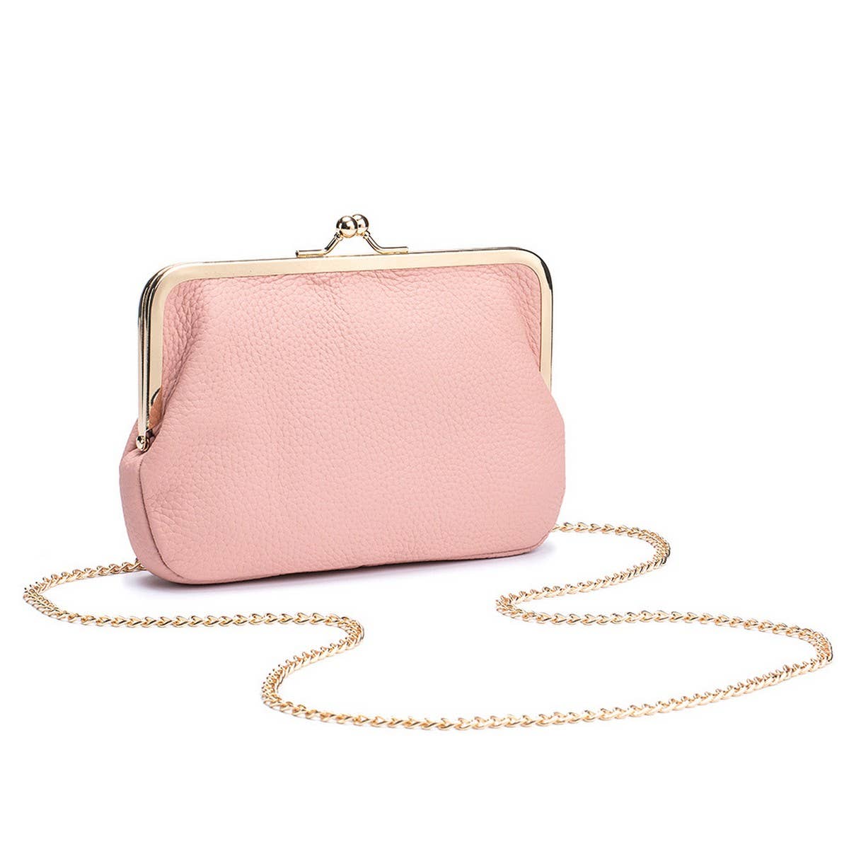 CLIP BAG ELEGANT SHOULDER BAGGENUINE LEATHER WALLET_CWAB3752