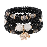 BOHEMIAN ELEPHANT CHARM BEADED BRACELET_CWAJE2210