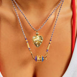 CREATIVE DOPAMINE TWIST IRREGULAR NECKLACE_CWMM3892