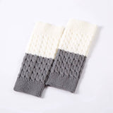 DOUBLE CONTRAST COLOR TWO COLOR FOOT WARMER SOCKS_CWMS0754