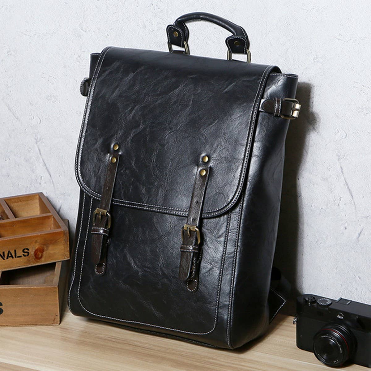 MULTI FUNCTIONAL LEATHER BACKPACK FOR MEN_CWAB5178