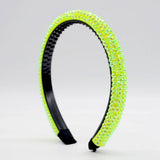 MONOCHROME RHINESTONE DECOR HAIR HOOP_CWAHA0357