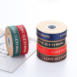 GOLD STAMPED THREADED RIBBON DIY BOW RIBBON_CWMM5778