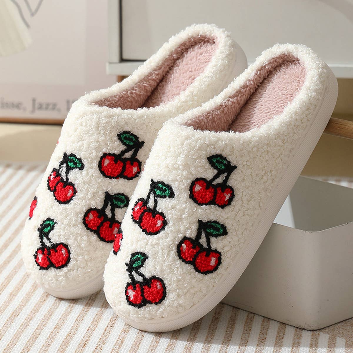 CUTE CARTOON FRUIT PREPPY SLIPPERS_CWSHS0256