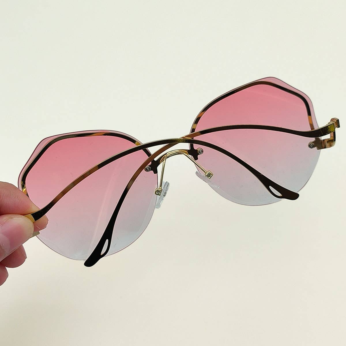 FASHIONABLE AND HIGH END RIMLESS SUNGLASSES_CWASG0383