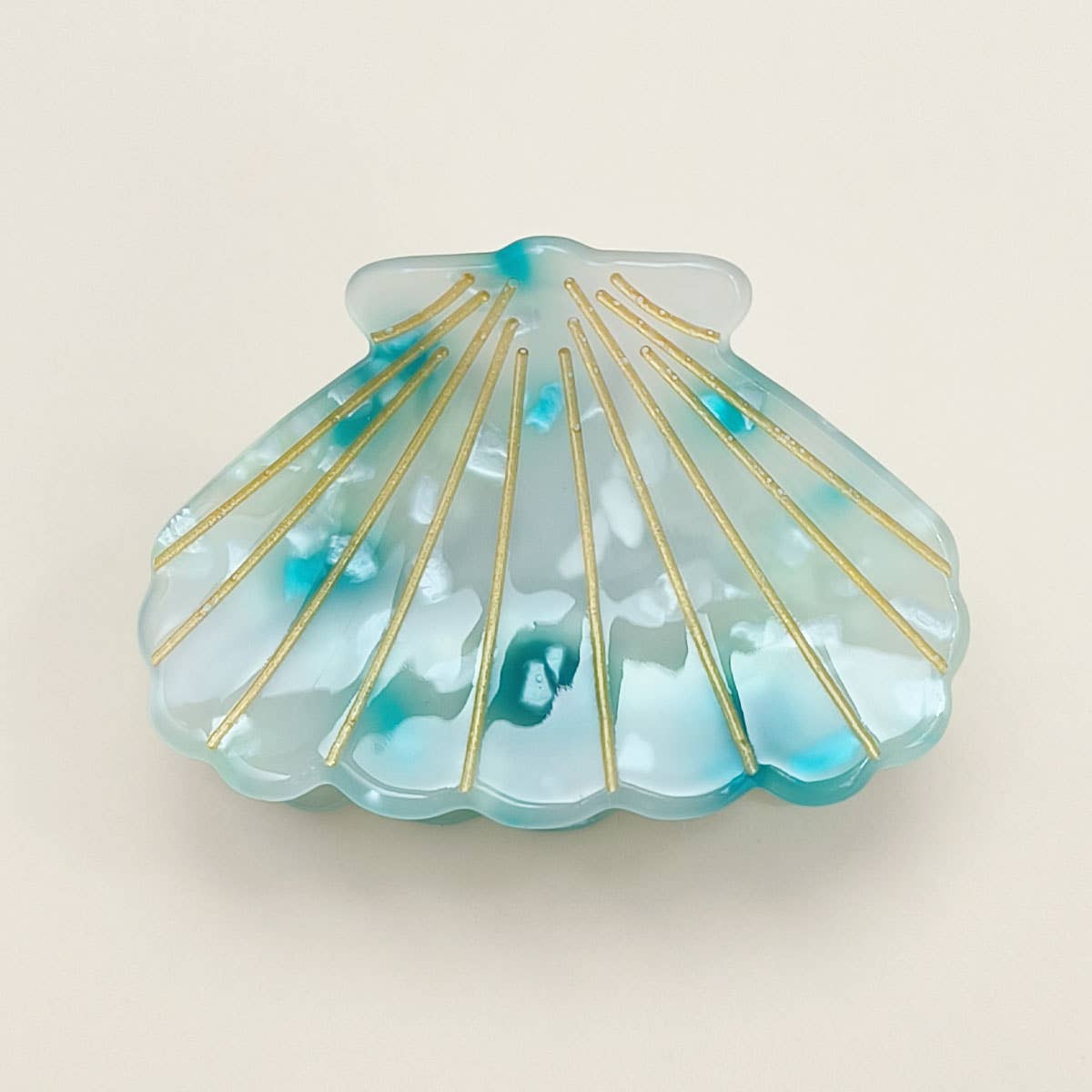 2 SMALL SHELL HAIR CLAW CLIP FOR BACK HAIR_CWAHA0653