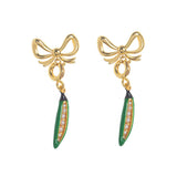 FASHIONABLE VEGETABLE WINE GLASS PEARL EARRINGS_CWAJE5053