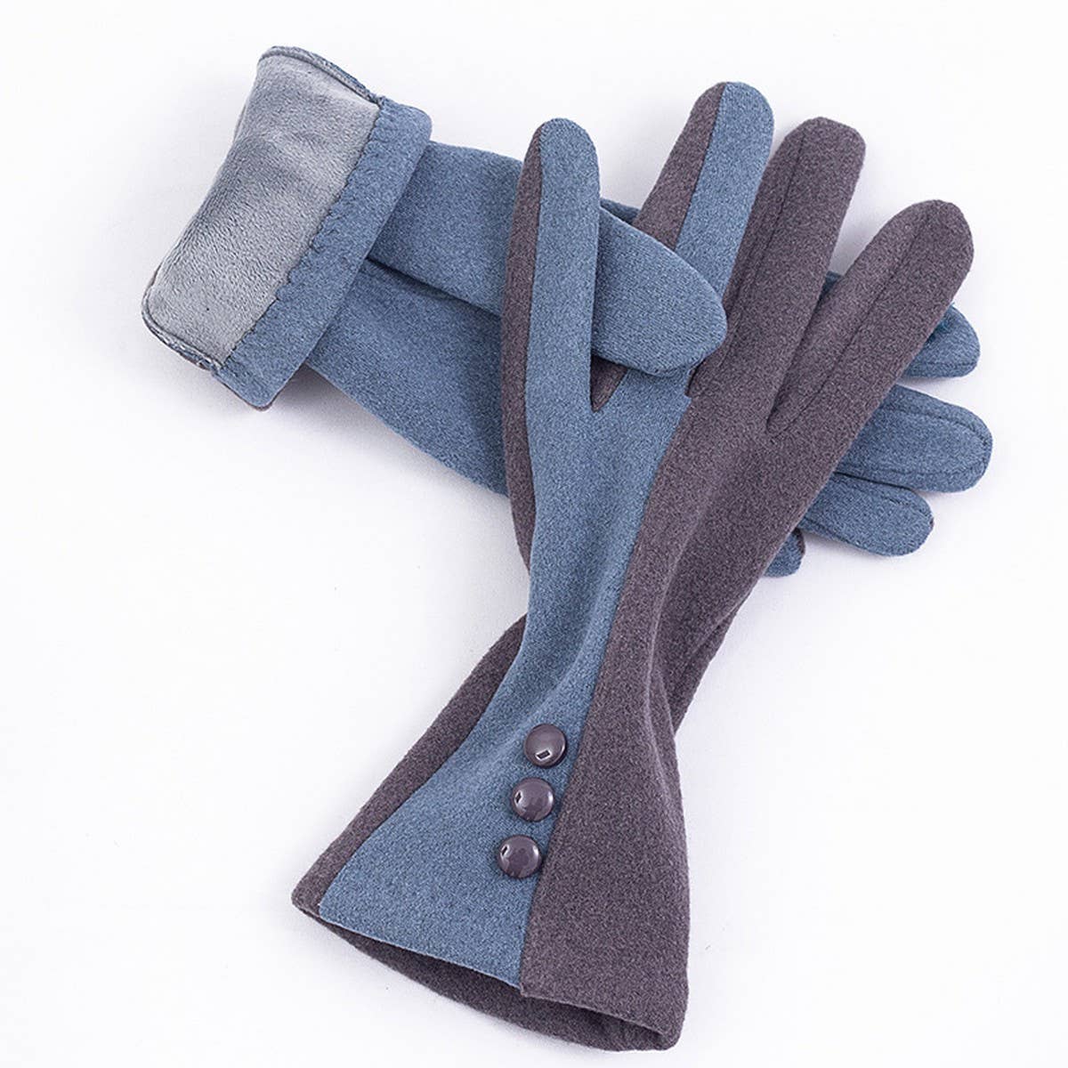 Autumn And Winter Warm Color Matching Gloves_Cwmm1544
