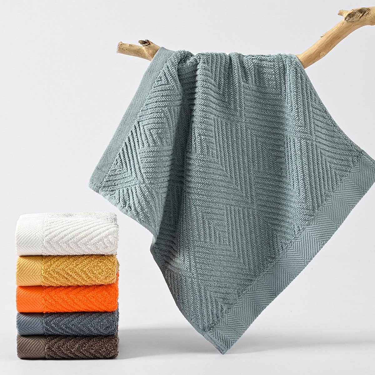 HOUSEHOLD THICK BATH TOWEL THREE PIECE SET_CWMM2302