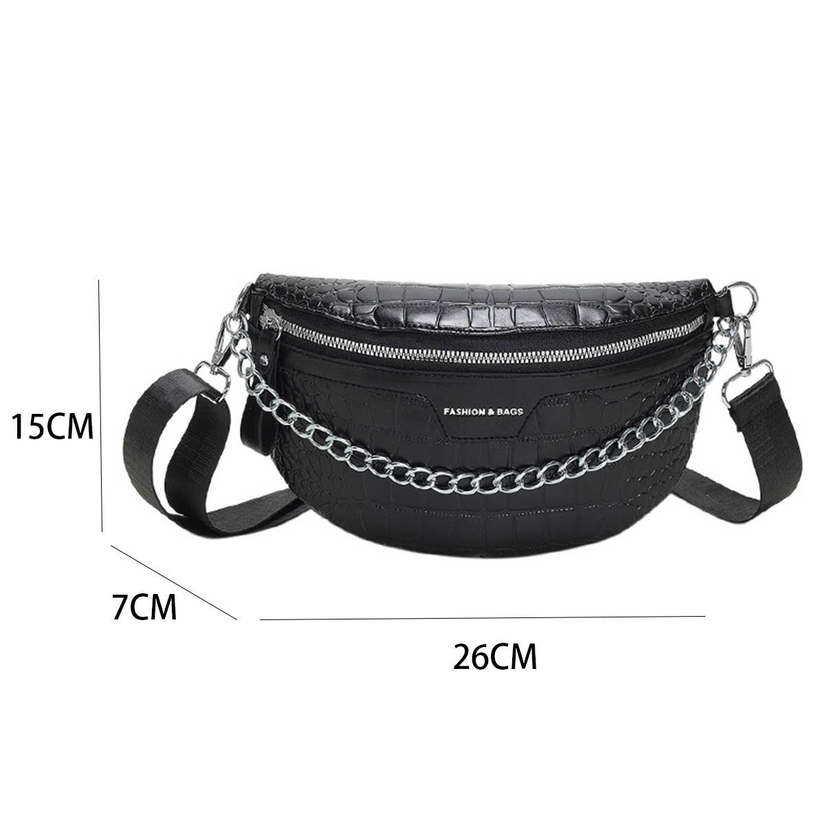 Women Leisure Sports Chest Bag Shoulder Bag_Cwab0996