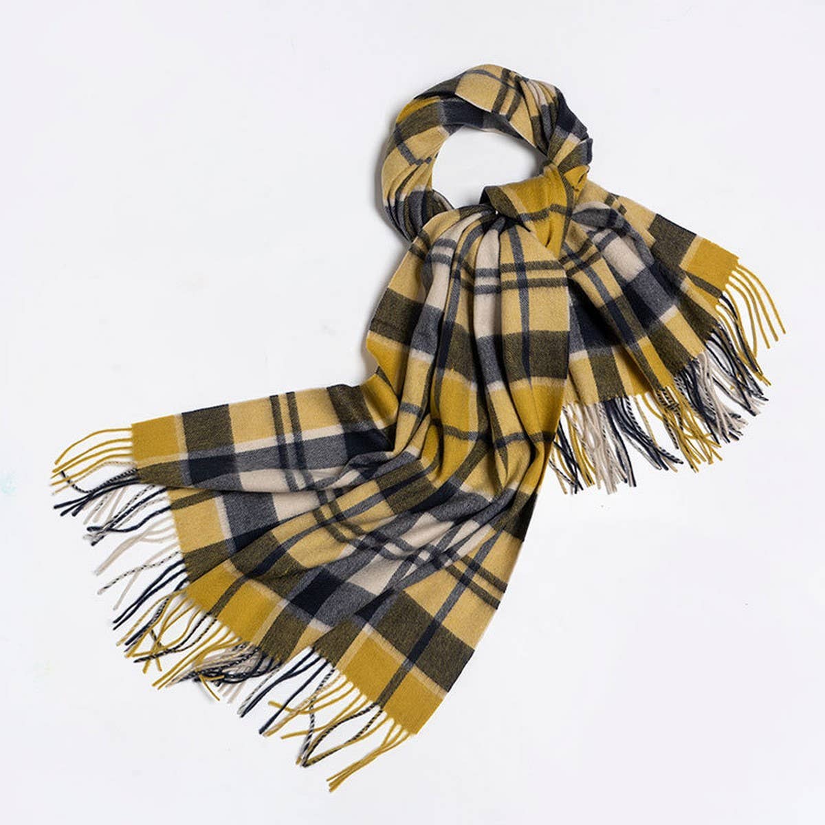 PLAID SCARF WOMENS REVERSIBLE LARGE WARM SHAWL_CWASC2378