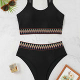SEXY HIGH WAIST BIKINI PLUS SIZE SWIMWEAR_CWMW0234