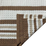 Striped Hollowed Out Suit Vest With Slit Skirt