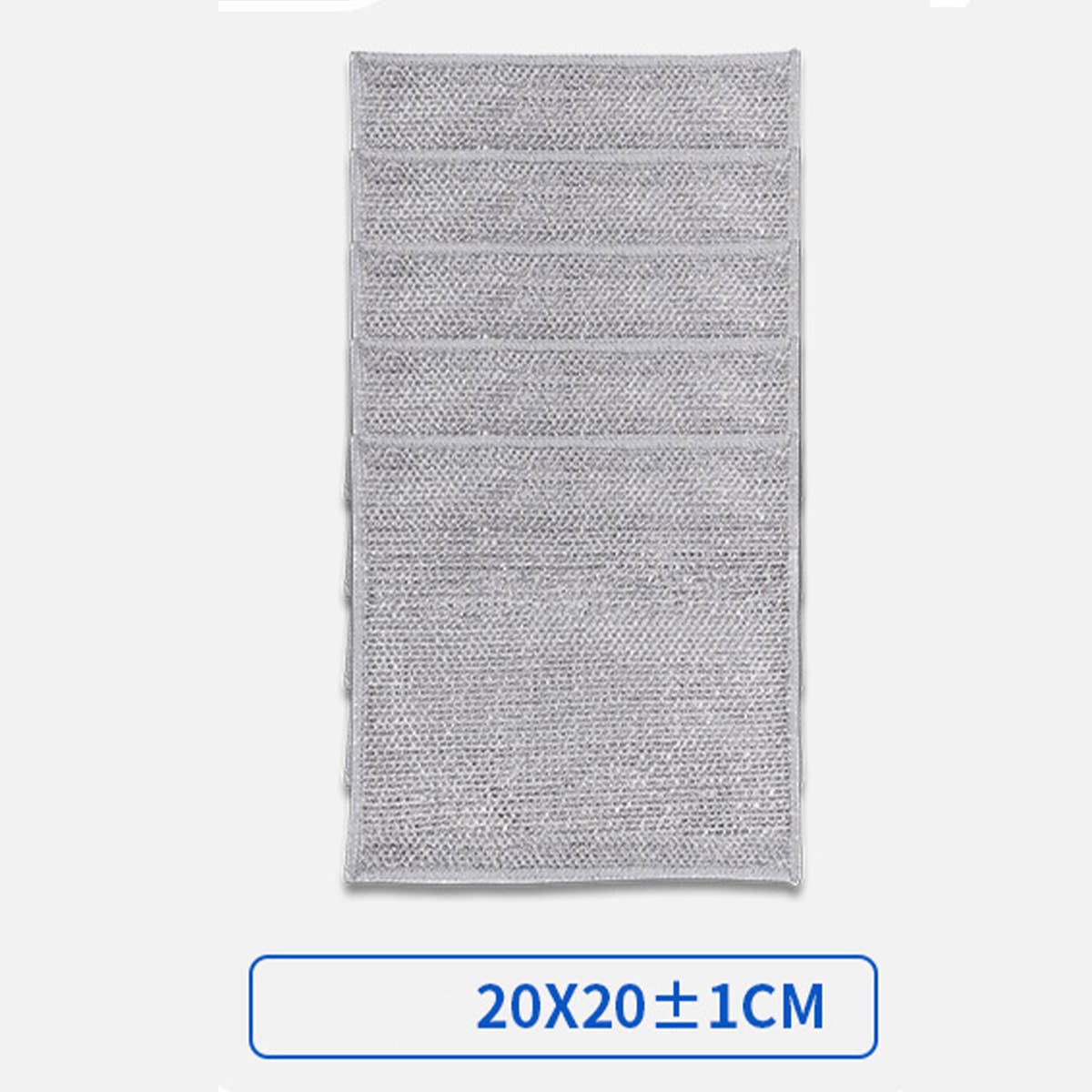 Cwmm8408_Non-Stick Silver Stainless Steel Dishwashing Cloth