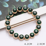 HIGH GRADE METAL RING WITH DIAMONDS SCARF RING_CWMM2149