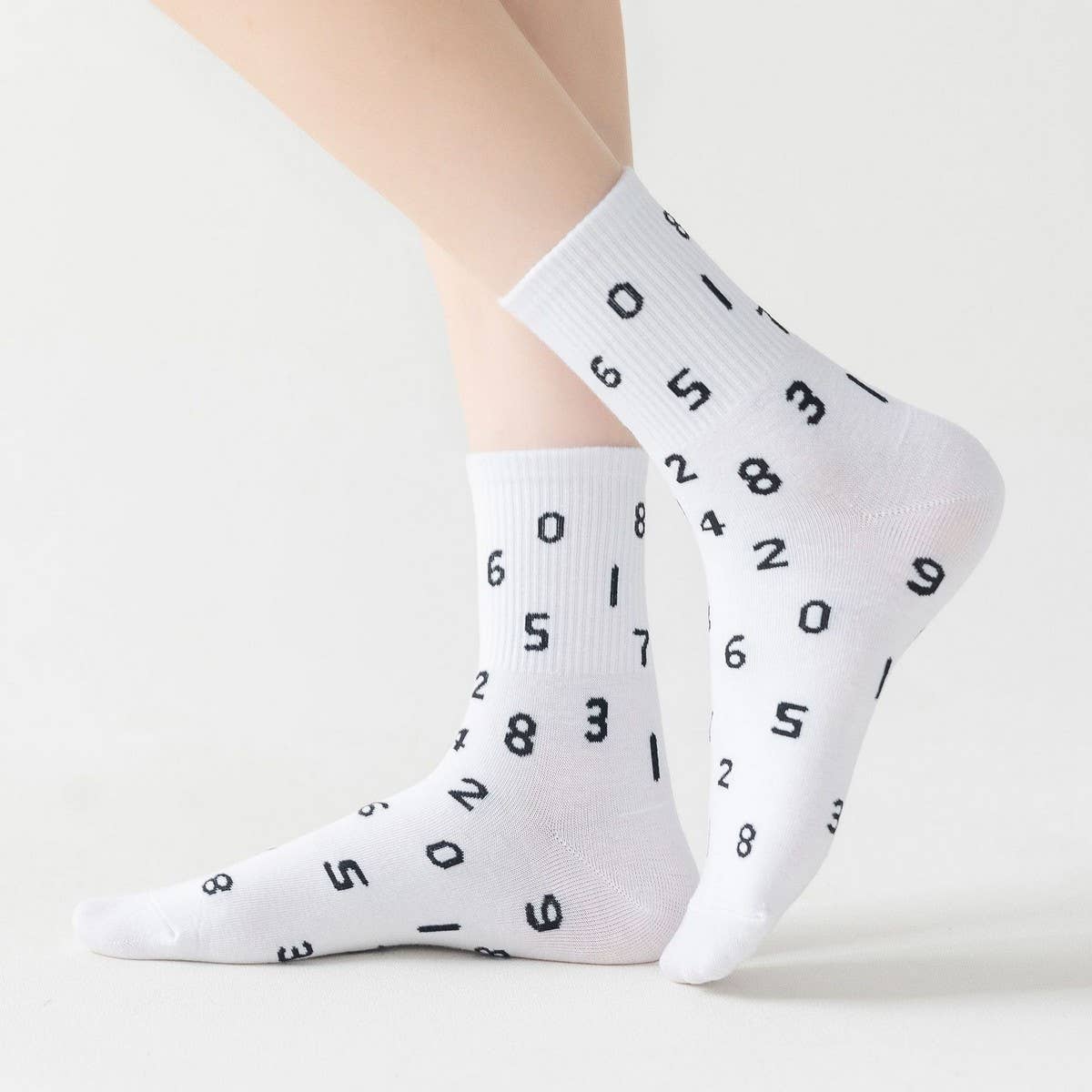 Women'S Fashion Heart Cotton Middle Socks_Cwms1416