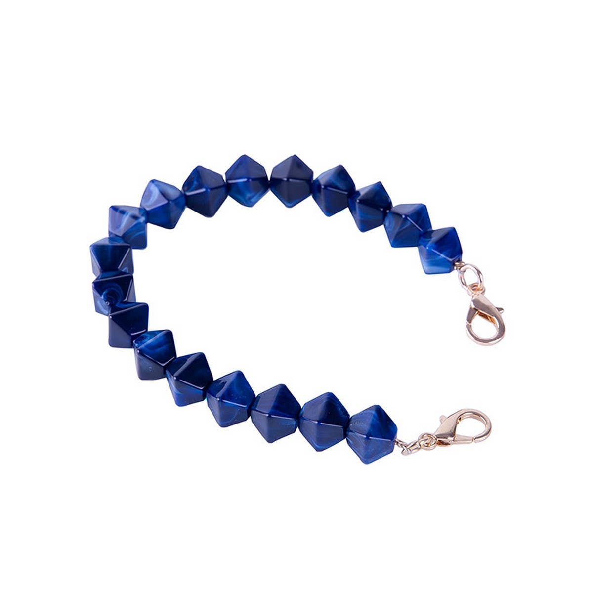 COLORFUL ACRYLIC IRREGULAR BEAD BAG CHAIN 11 81IN_CWMM5115