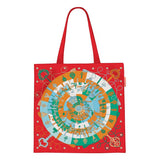 TASSEL KEY CANVAS TOTE BAG FOR WOMEN_CWAB5136