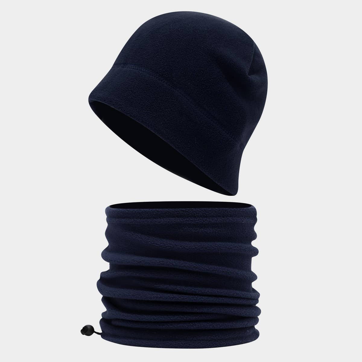 Winter Fleece Hat And Neck Warmer Set Unisex_Cwah04678