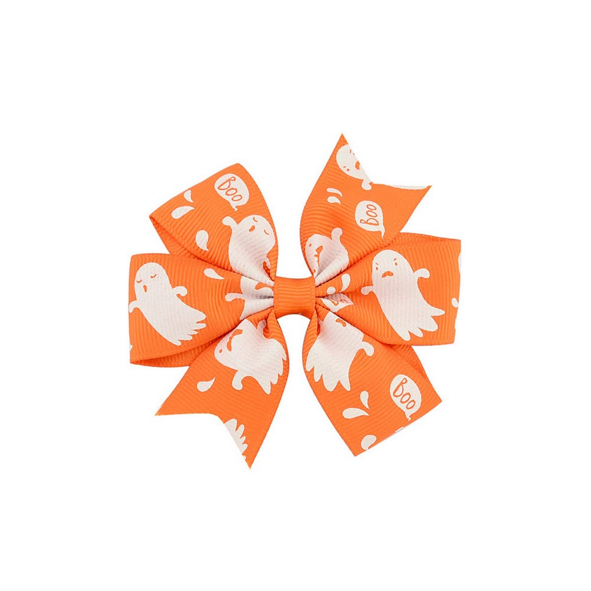 HALLOWEEN KIDS GROSGRAIN BOW HAIR CLIP_CWAHA6686