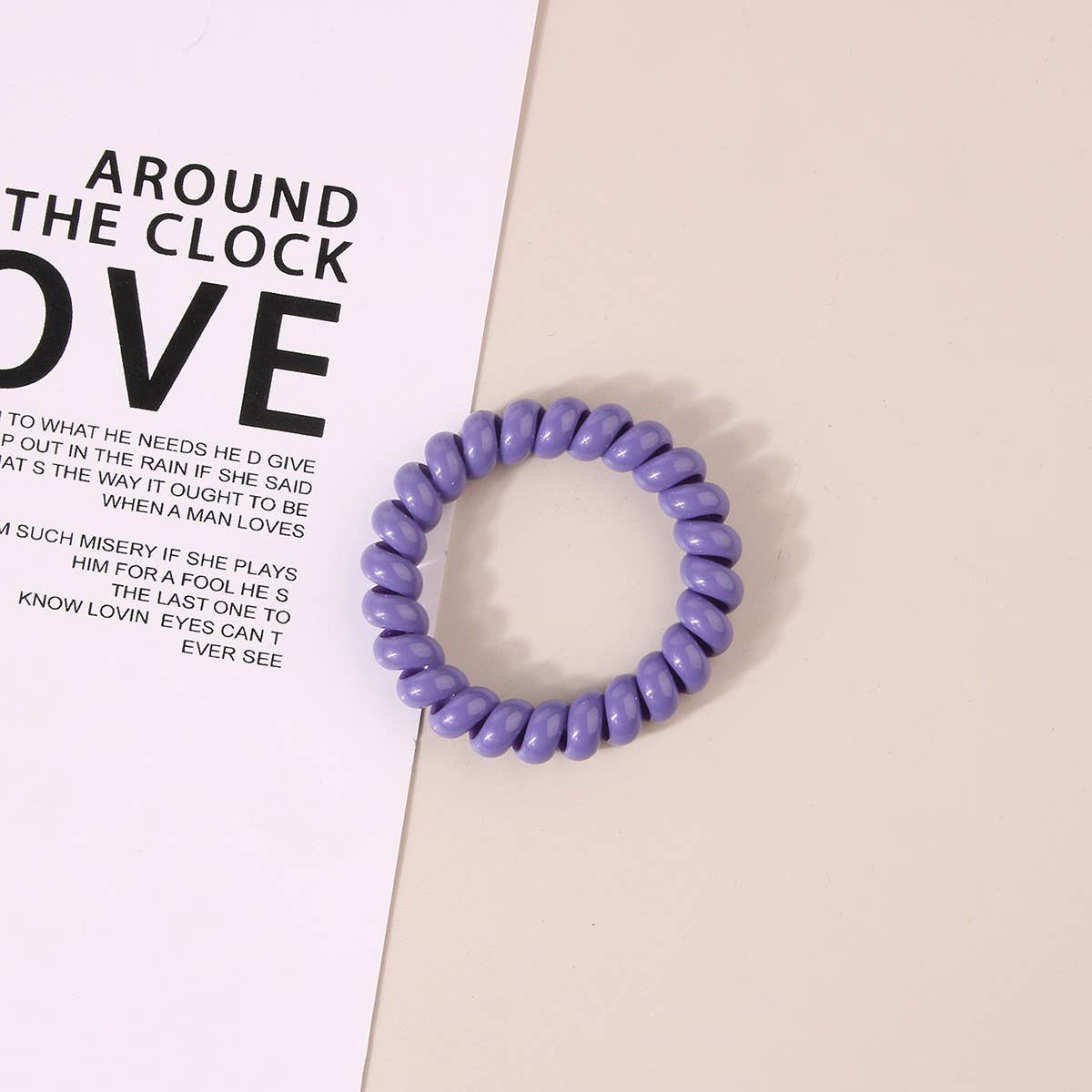 Cwaha1108_Simple Phone Line Hair Tie