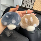 CUTE LITTLE MUSHROOM CAR KEYCHAIN BAG PENDANT_CWMM2533