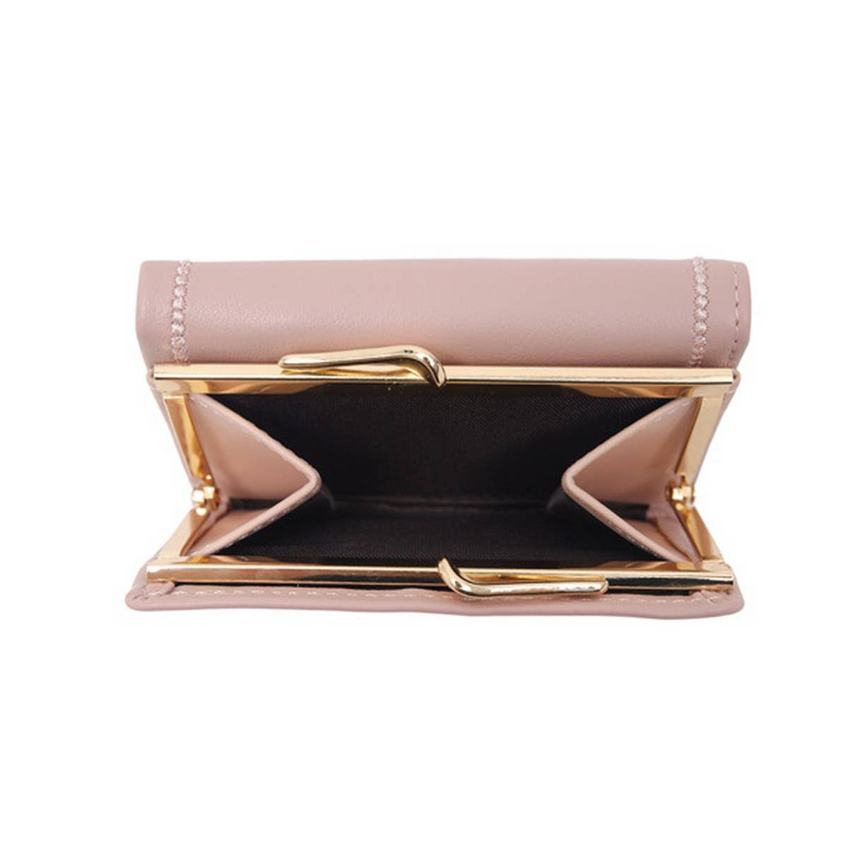 SMALL FRESH AND SWEET EMBROIDERED FLORAL WALLET_CWAB2625