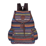 BOHO VINTAGE BACK TO SCHOOL CANVAS BACKPACK_CWAB2214