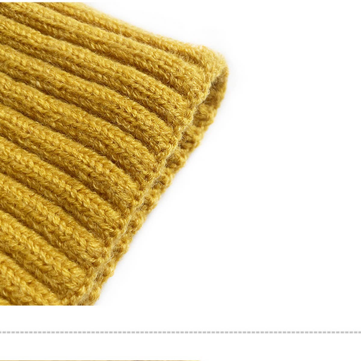 2 6 YEARS OLD SOLID COLOR CUTE HORN KNITTED HAT_CWAH2066