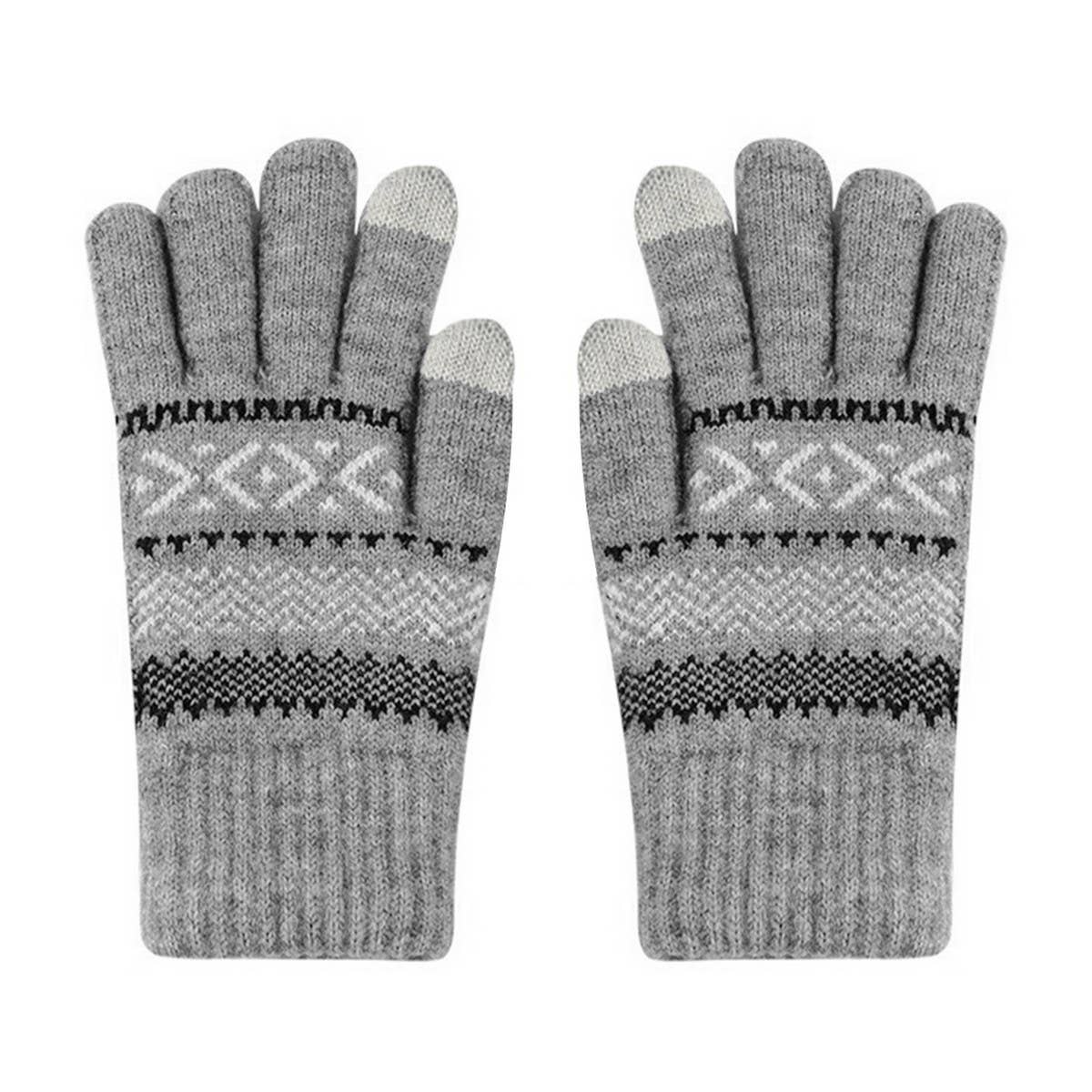 Winter Double-Layer Thickened Knitted Gloves_Cwag0390
