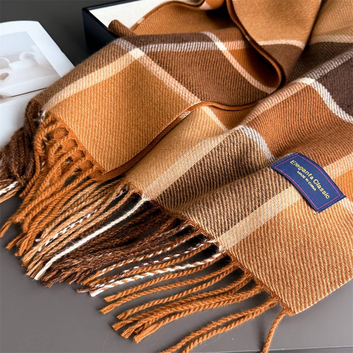 Vintage Soft Cashmere Feel Tassel Winter Scarf_Cwasc03236