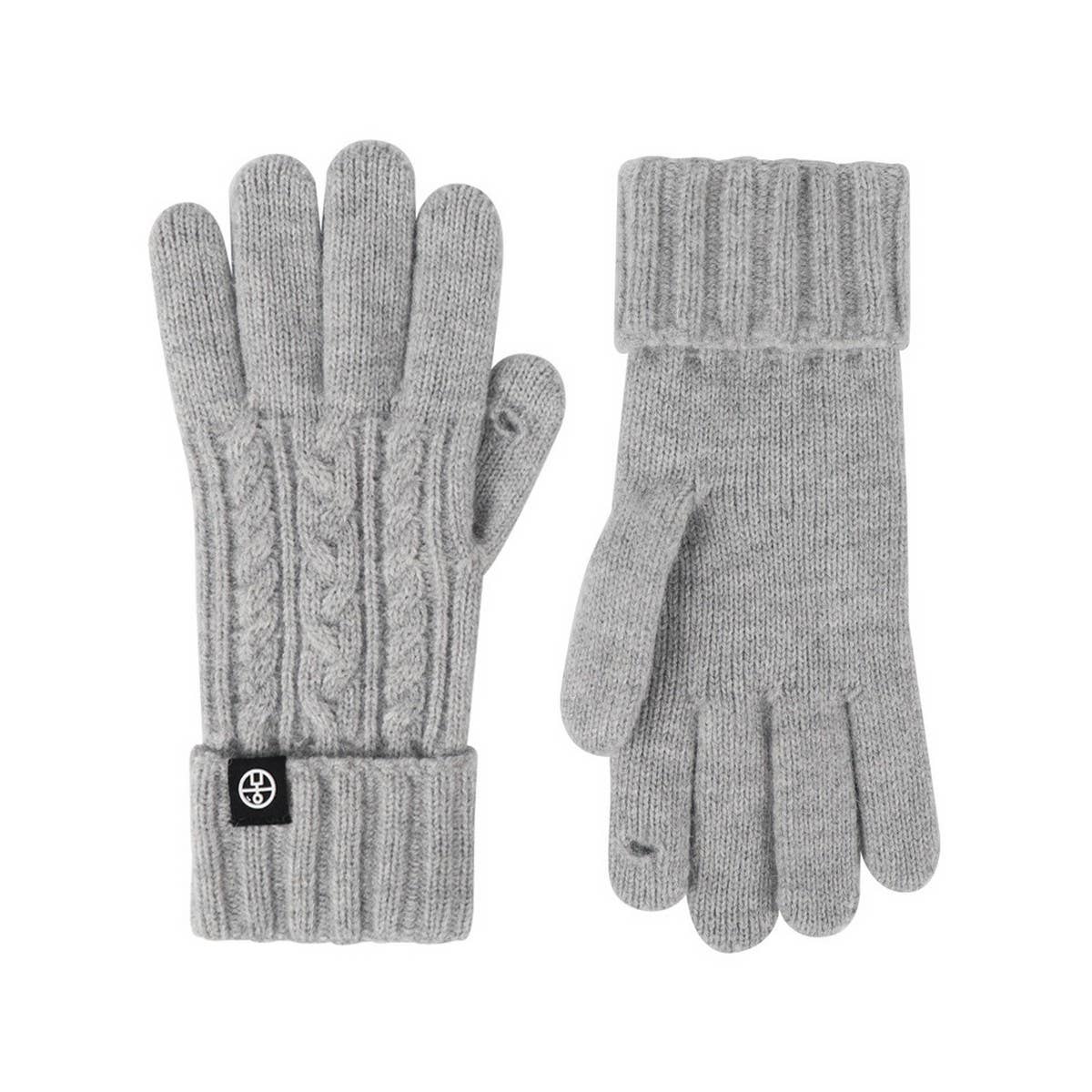 Winter Outdoor Cycling Knitted Touchscreen Gloves_Cwag0377