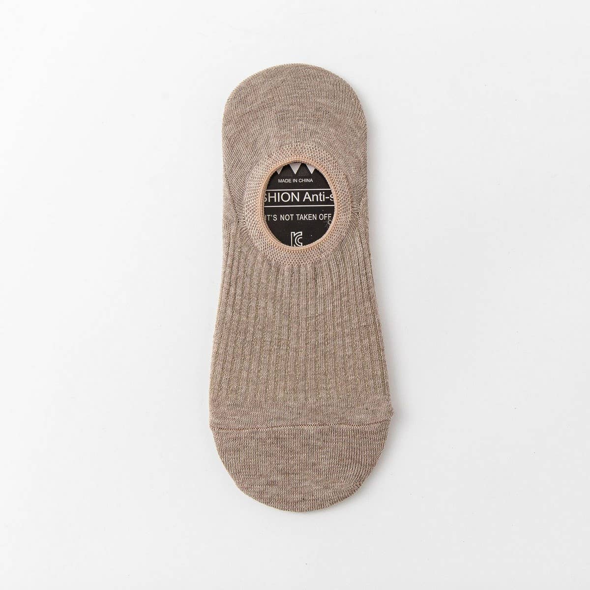 ALL MATCH SOLID COLOR SILICONE BOAT SOCKS FOR MEN_CWMS2033