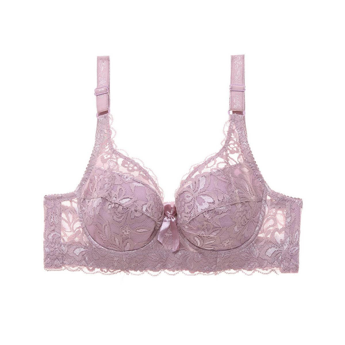 Women Plus Lace Adjustable Bra_Cwmu0061