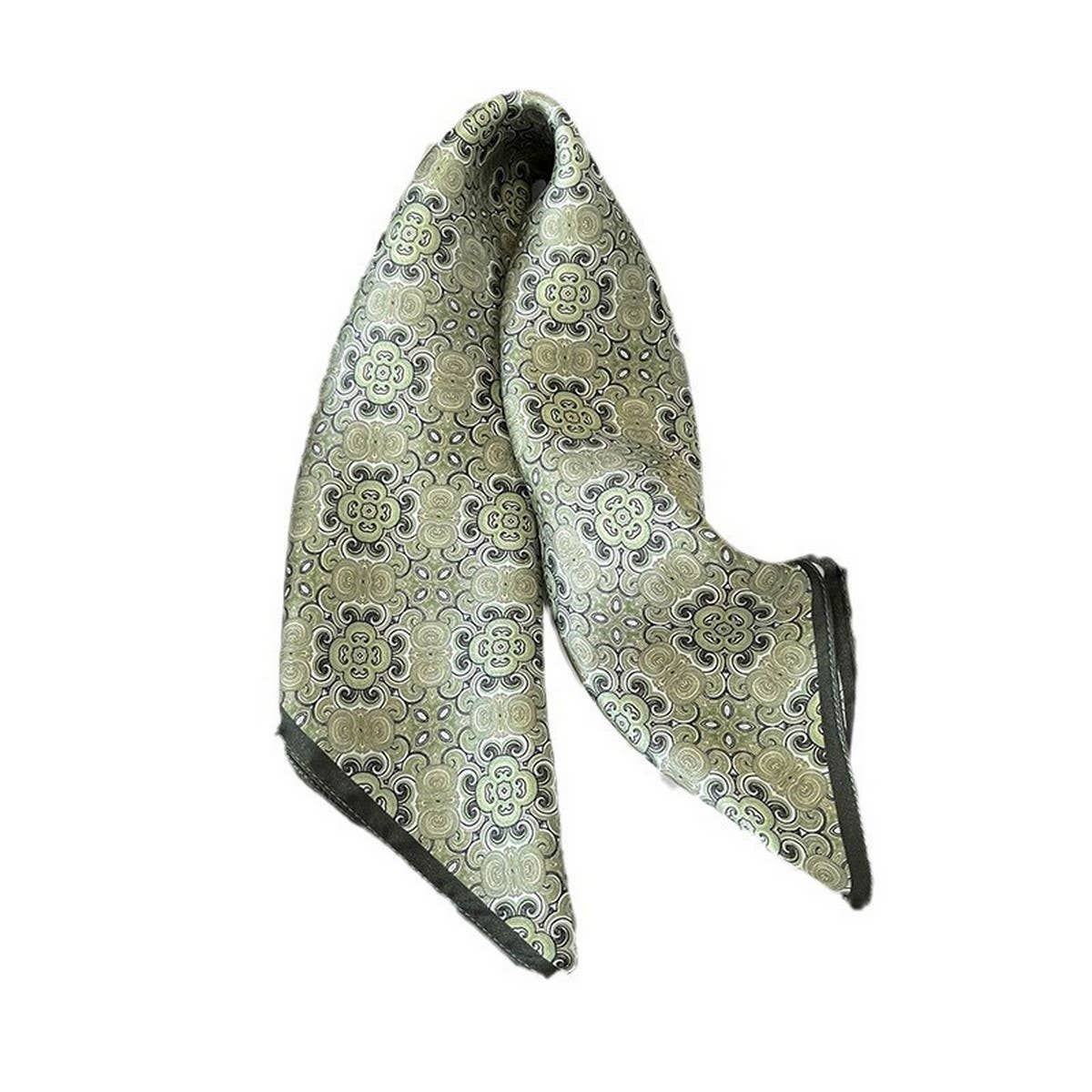 Vintage Scarf 100% Mulberry Silk Neck Square