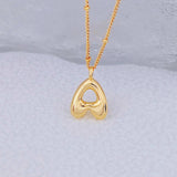 18K GOLD 26 LETTERS CUTE HIP HOP PENDANT NECKLACE_CWMM5871