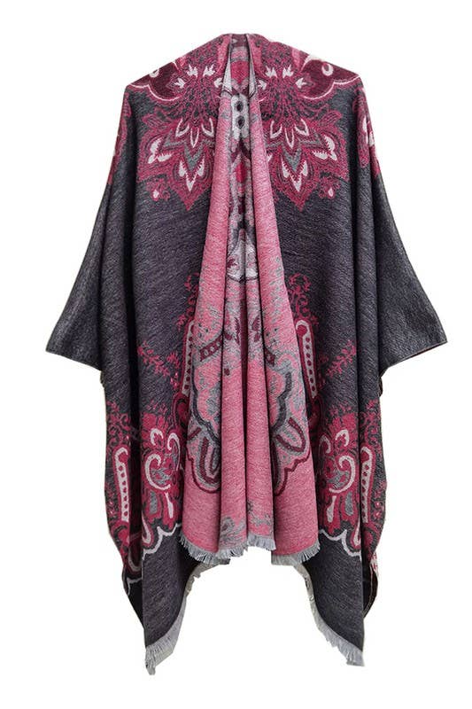FLORAL FASHION SHAWL WRAP_CWASC035