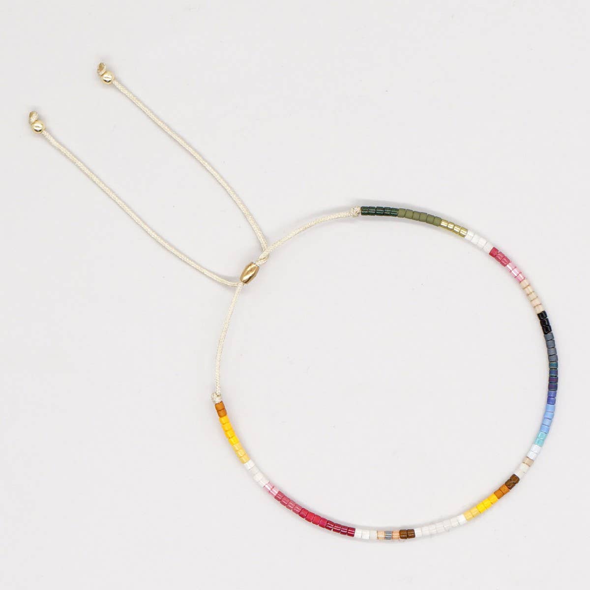 SIMPLE STYLE COLORFUL MILLET BEAD BRACELET_CWAB4637