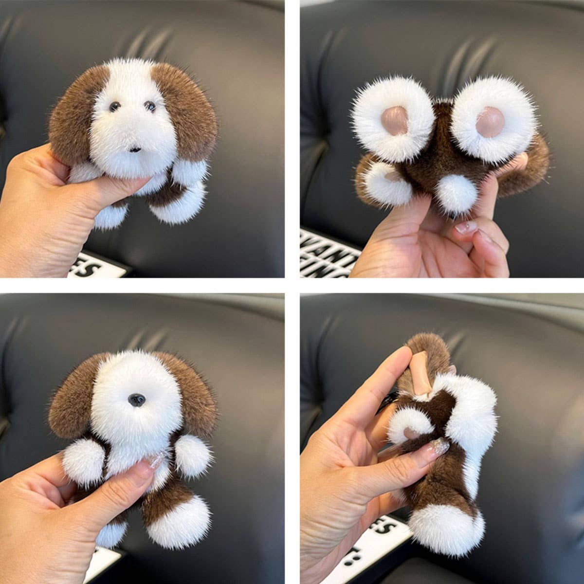 CUTE PUPPY CAR KEYCHAIN BAG PENDANT ORNAMENT_CWMM2542