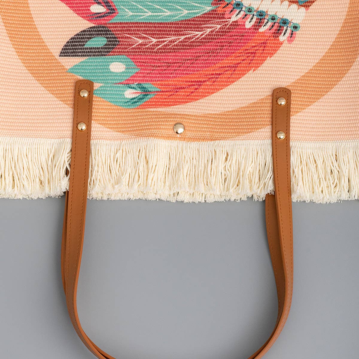 PRINTED BOHEMIAN SHOULDER BAG TOTE BAG_CWAB2000