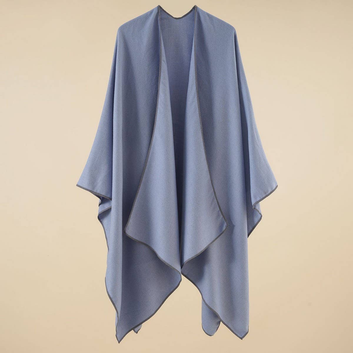 Warm Cape Simple Solid Color Fashionable Shawl_Cwmm2082